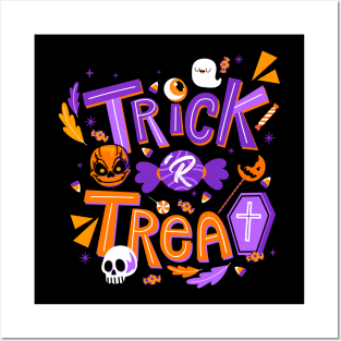 Trick Or Treat Posters and Art